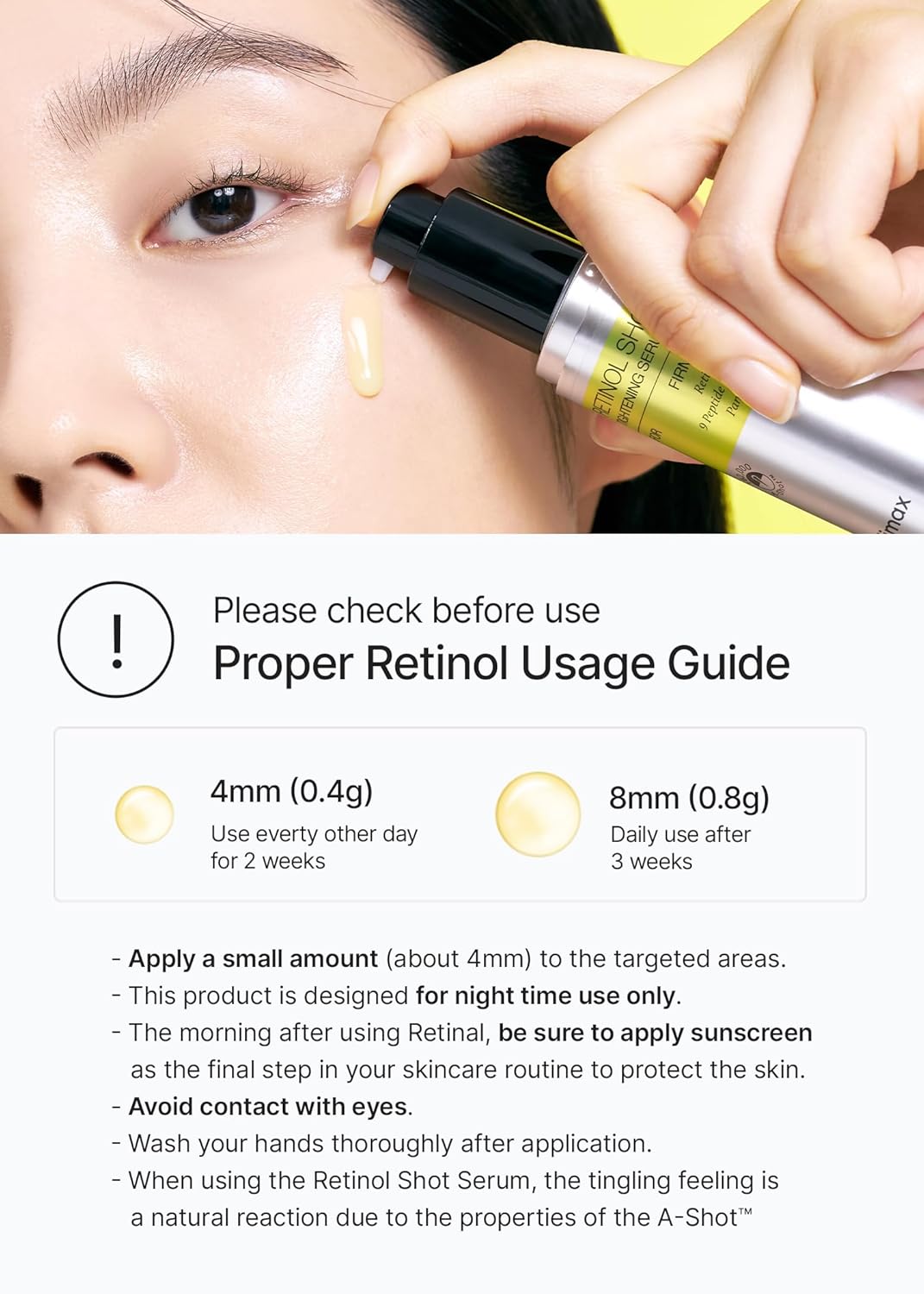 CELIMAX THE VITA-A RETINOL SHOT TIGHTENING SERUM - 30ML | سيليماكس سيروم الريتينول لشد البشرة - 30 مل