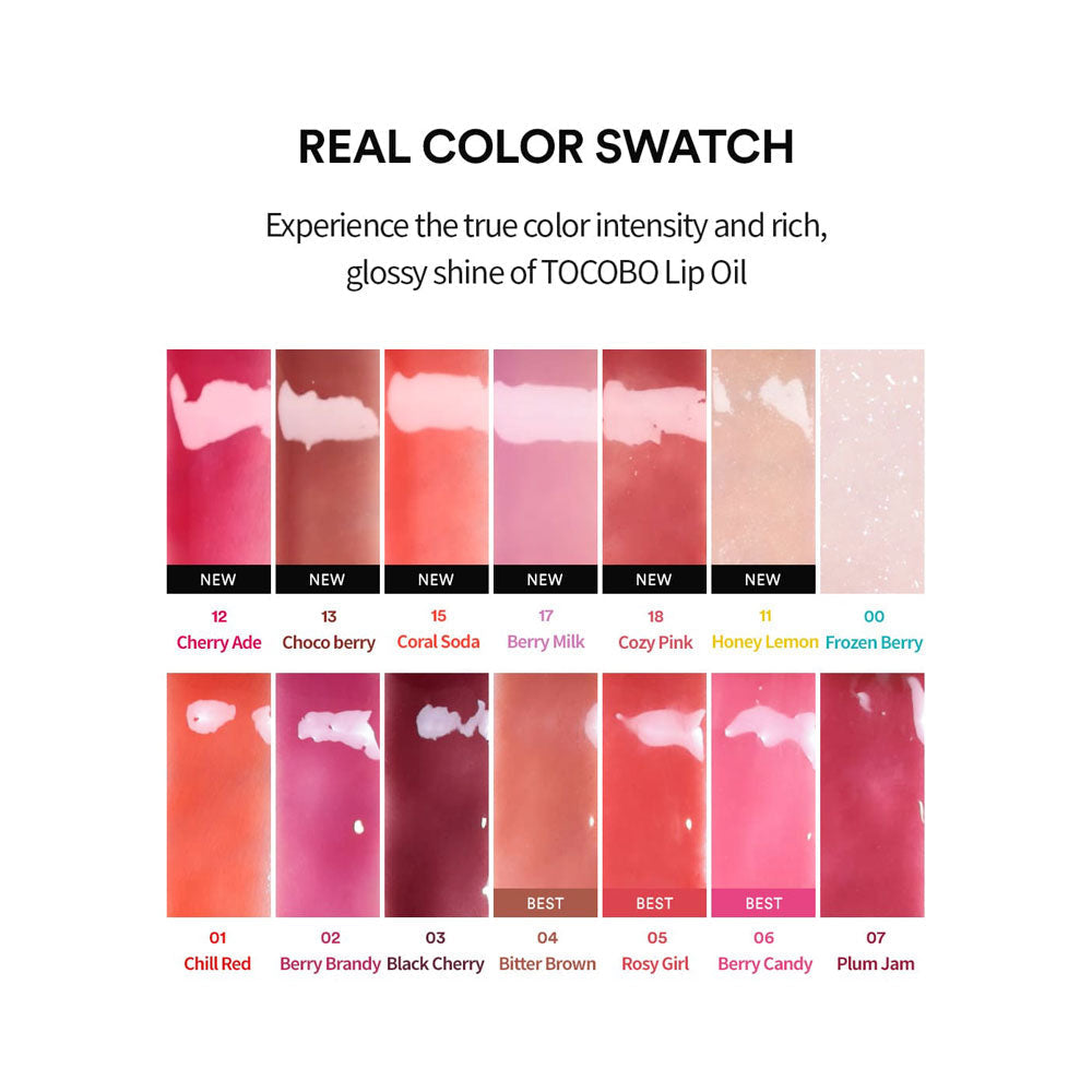 TOCOBO Juicy Berry Plumping Lip Oil