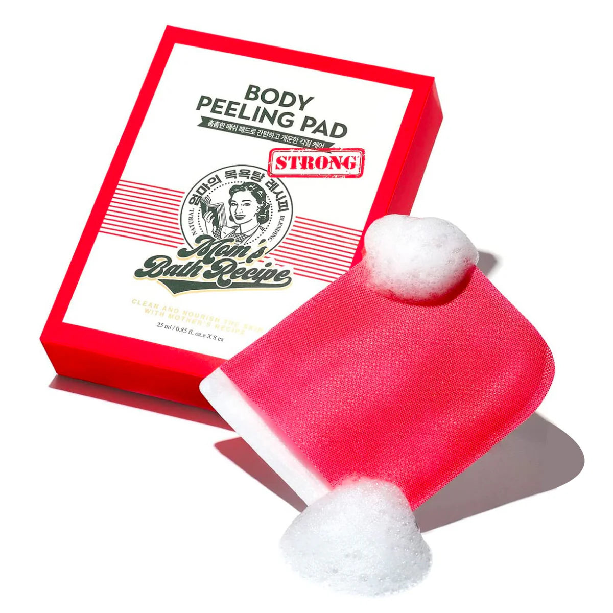 Mom’s Bath Recipe Body Peeling Pad – Strong