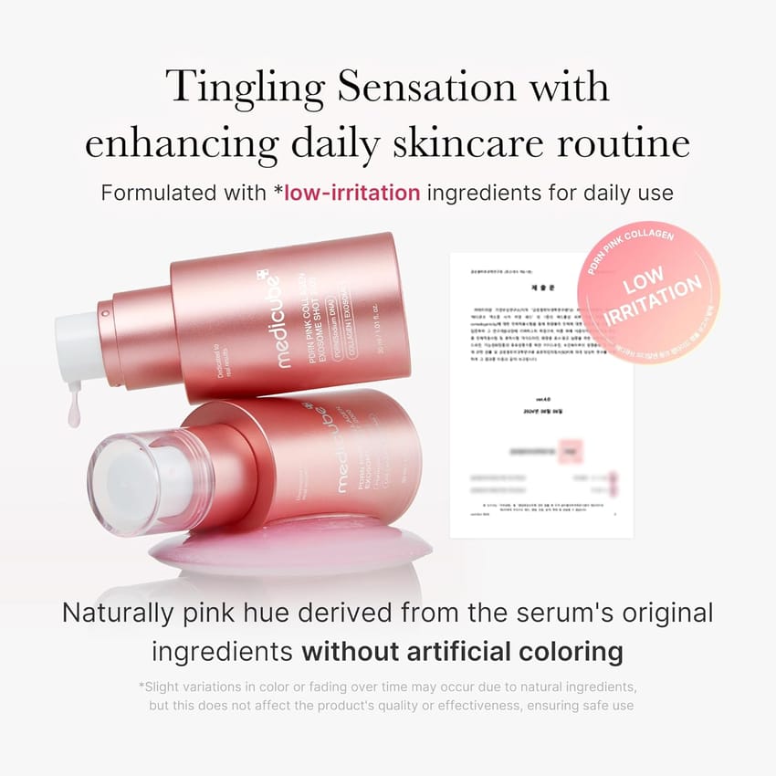 medicube PDRN Pink Collagen Exosome Shot Serum 2,000 PPM سيروم ميديكيوب PDRN الوردي بالكولاجين إكسوزوم، ٢٠٠٠ جزء في المليون