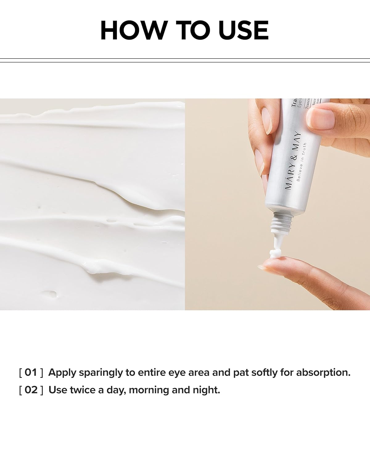 Mary&May Tranexamic Acid+ Glutathione Eye Cream