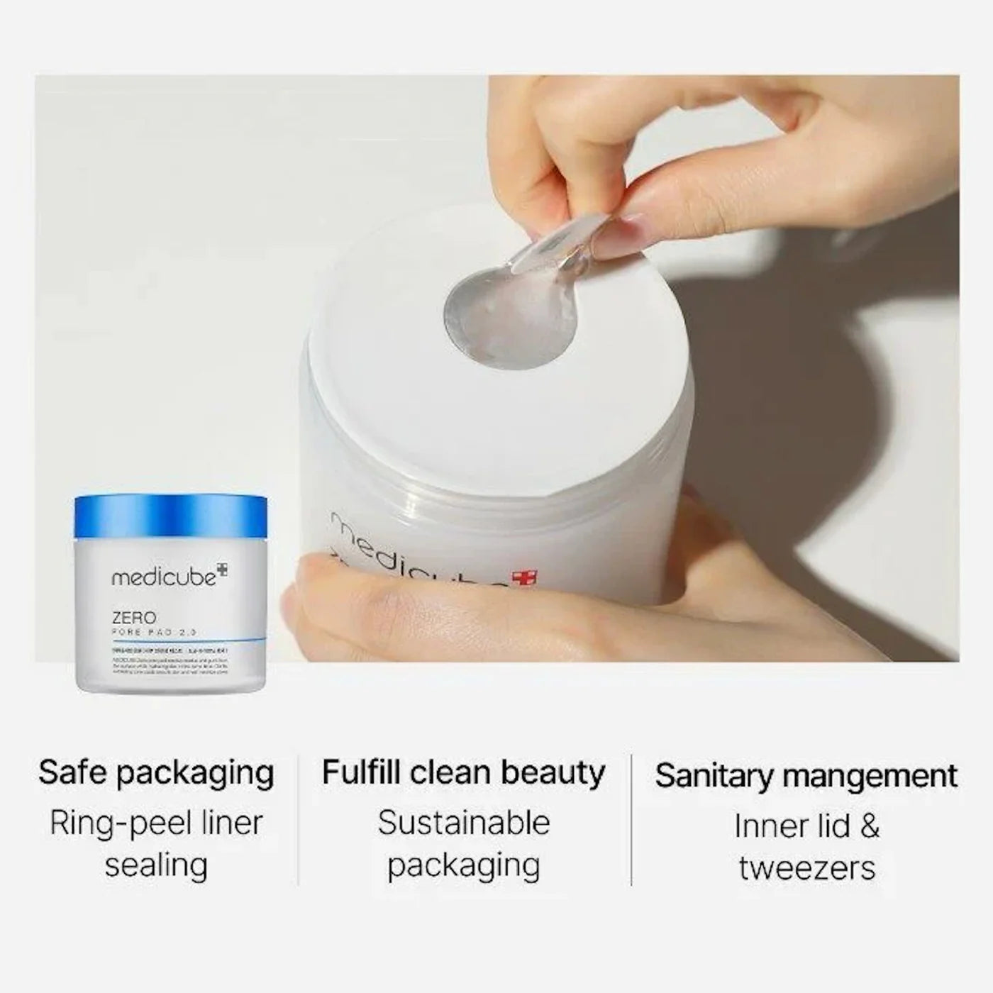 Medicube zero pore pad mild