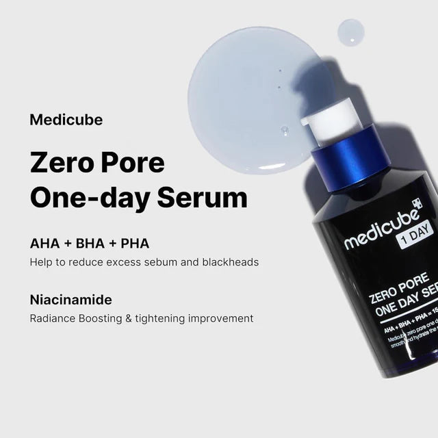 Medicube zero pore one day serum