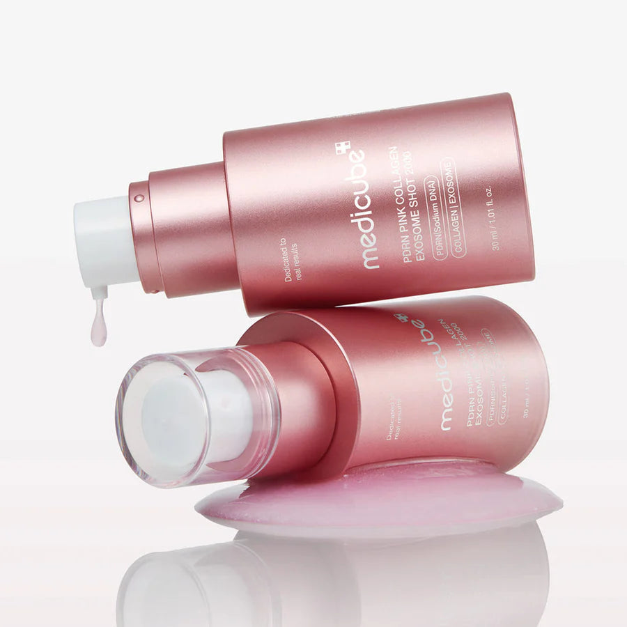 MEDICUBE PDRN PINK EXOSOME SHOT SERUM 7500
سيروم ميديكوب – بي دي آر إن وردي مع الإكسوسوم المركّز