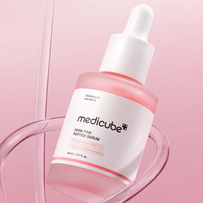 Medicube PDRN Pink Peptide Serum – سيروم التوهّج الوردي مع البيبتيد والنياسيناميد