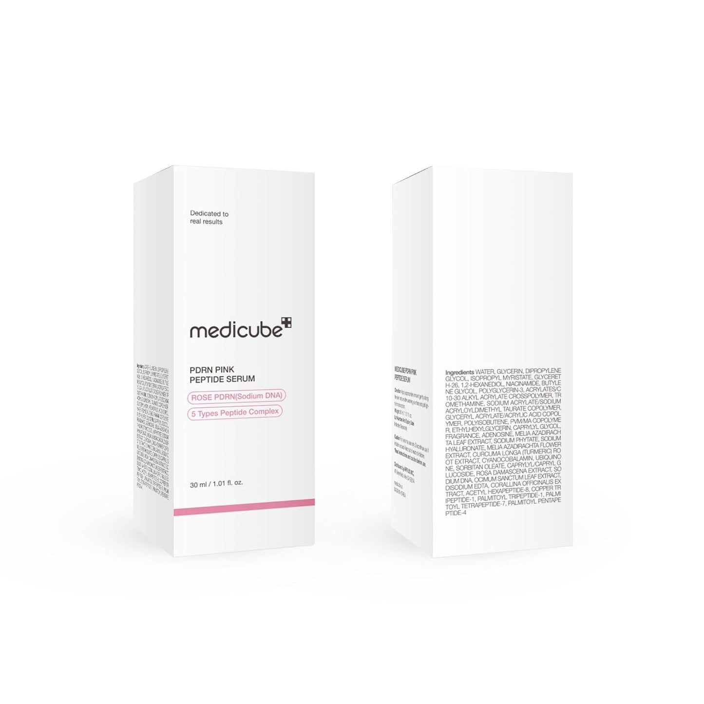 Medicube PDRN Pink Peptide Serum – سيروم التوهّج الوردي مع البيبتيد والنياسيناميد