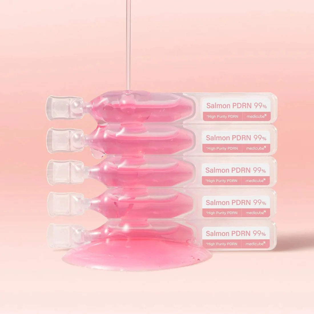 MEDICUBE PDRN PINK ONE DAY SERUM SET (1.5MLX10EA) مجموعة سيروم ميديكيوب PDRN الوردي ليوم واحد
