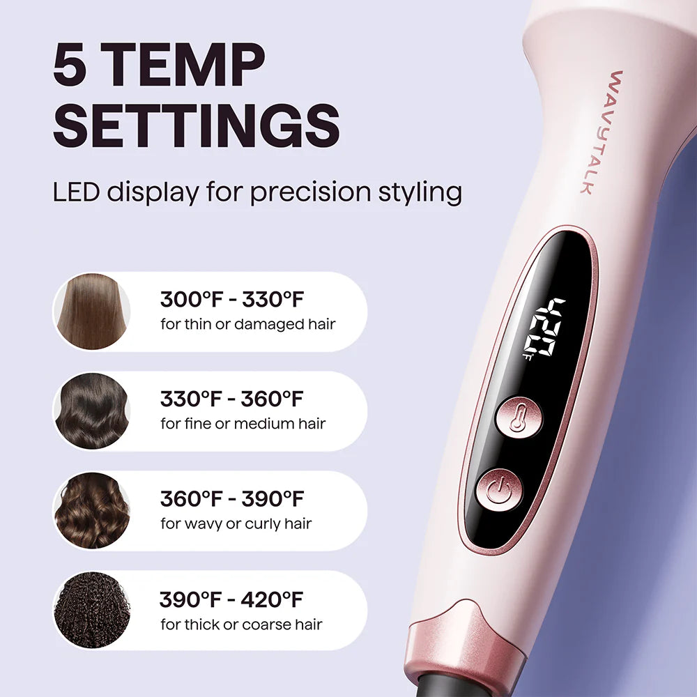 wavy talk ionic thermal brush