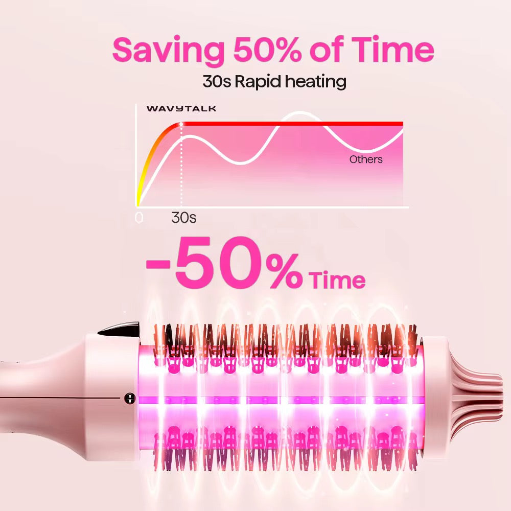 wavy talk ionic thermal brush