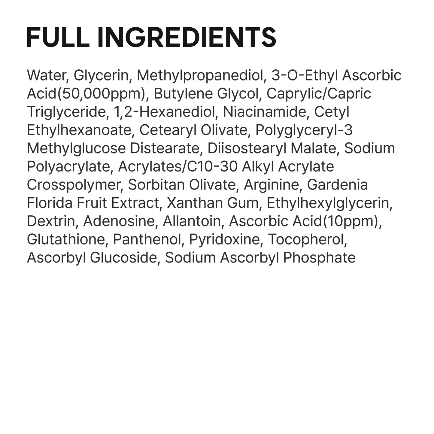 Arencia Vitamin C Booster Shot, Pure Vitamin C + Glutathione