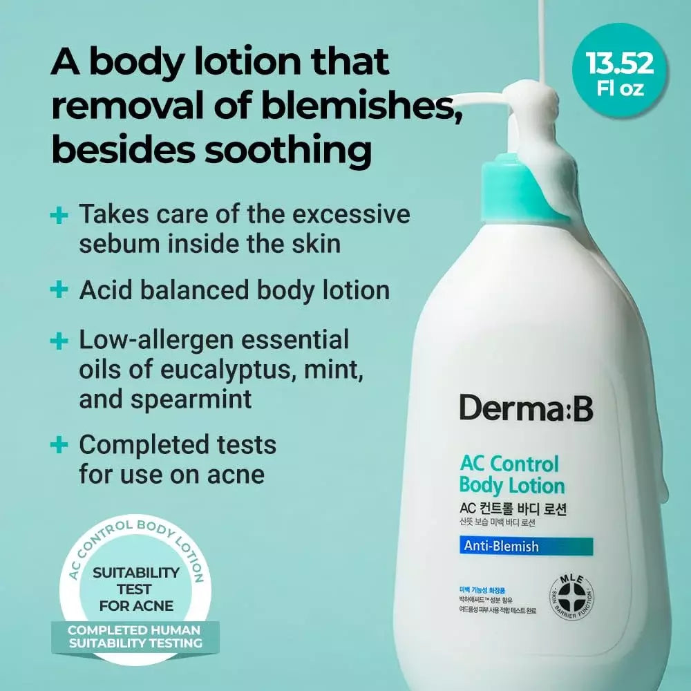 Derma:B AC Control Body Lotion (400ml)