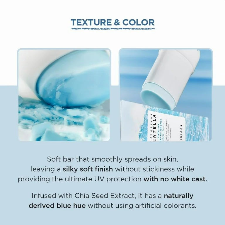 SKIN1004 HYALU-CICA SILKY-FIT SUN STICK - 20G | سكين1004 عصا واقي شمسي مرطبة - 20 غرام