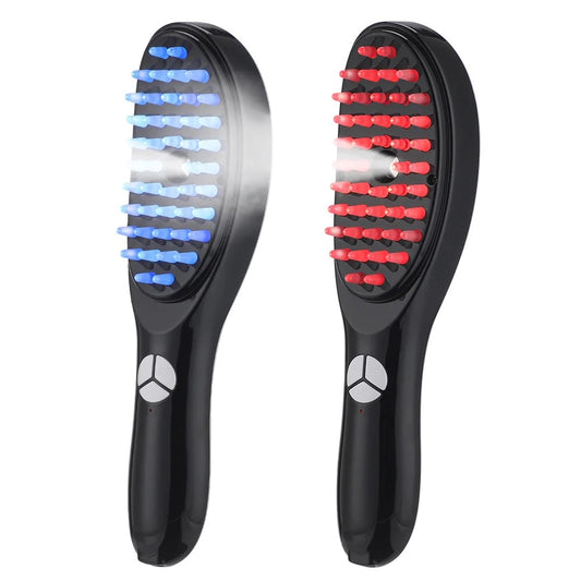 led hair brush