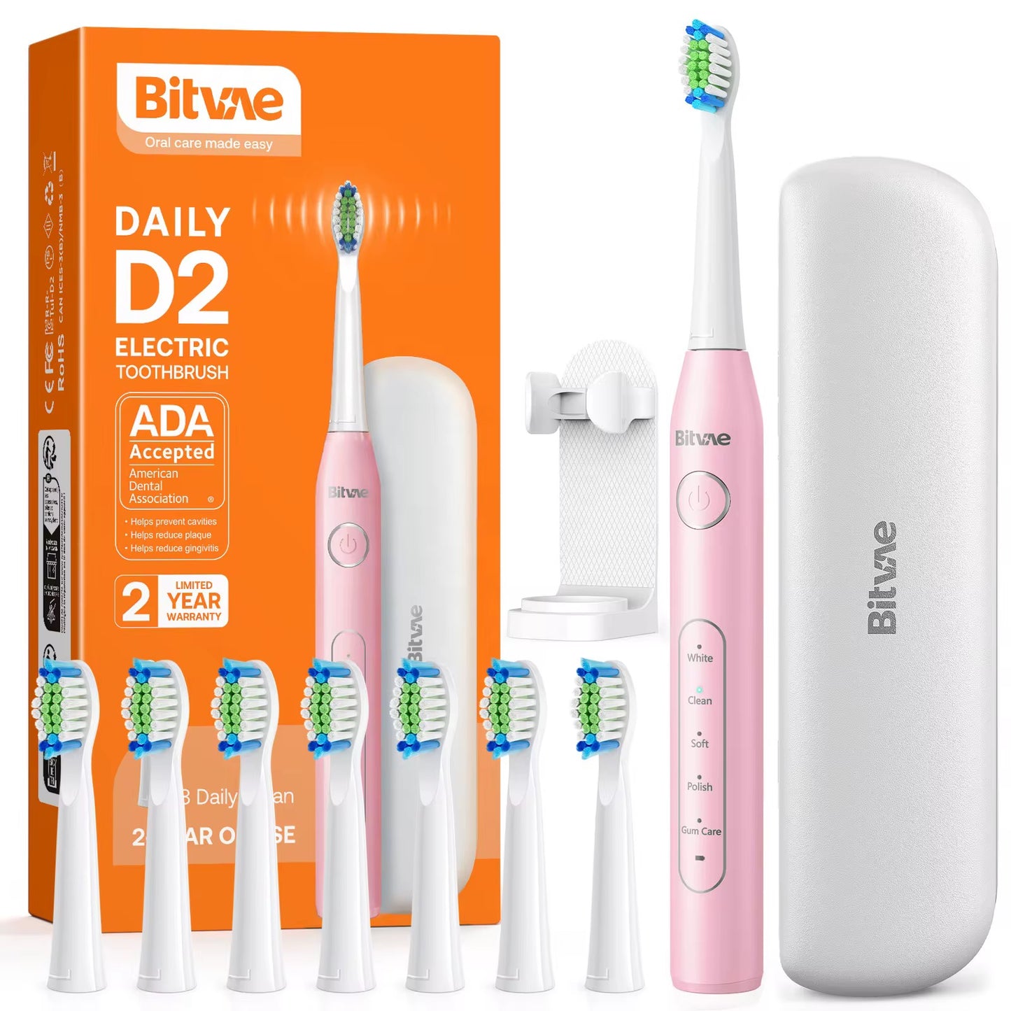 Bitvae electric toothbrush d2