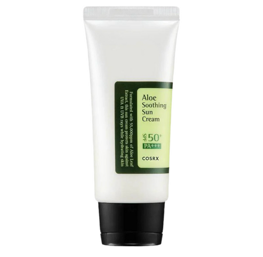 Cosrx Aloe Soothing Sun Cream SPF50 PA+++ - 50ml | كوزركس واقي شمس و مهدئ للبشرة Spf50 - 50 مل