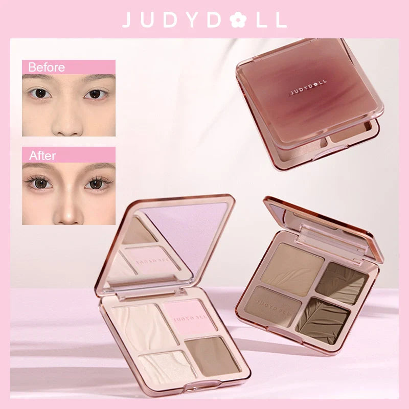 JUDYDOLL 2 IN 1 Highlighter Contour Palette