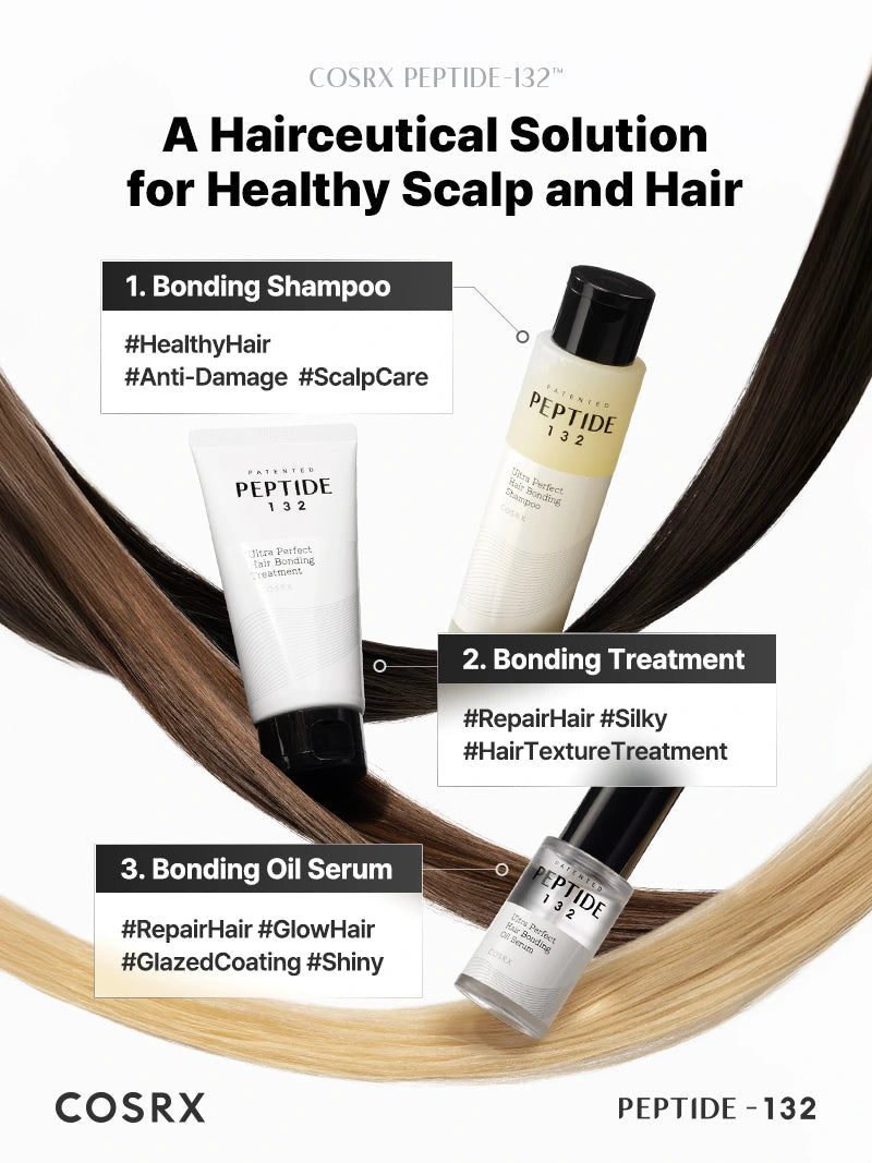 COSRX PEPTIDE-132 Ultra Perfect Hair Bonding Shampoo