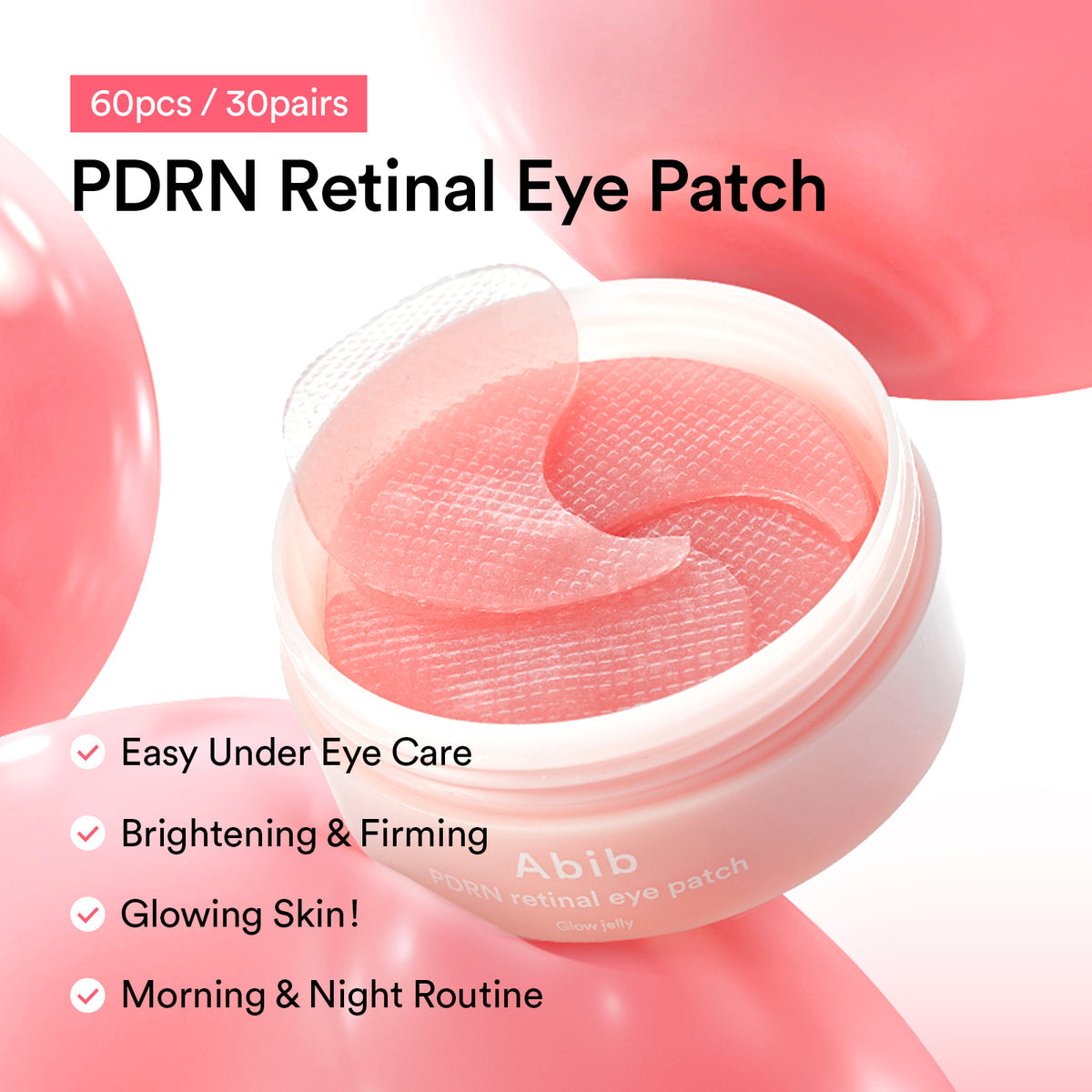 Abib PDRN retinal eye patch Glow jelly