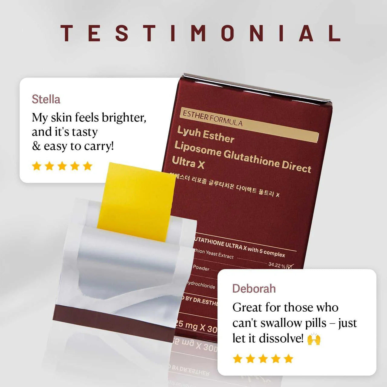 Esther Formula Liposome Glutathione Direct Ultra X