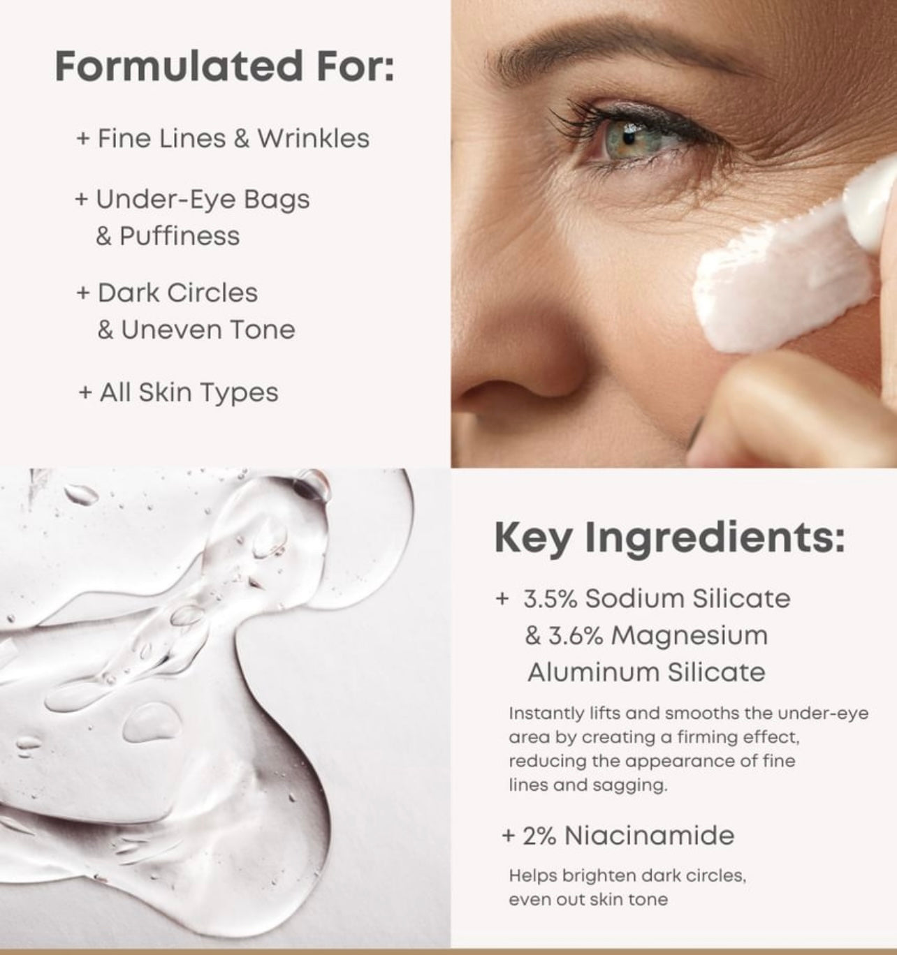 Nineless
Ever-Youth Dual Effect Eye Cream