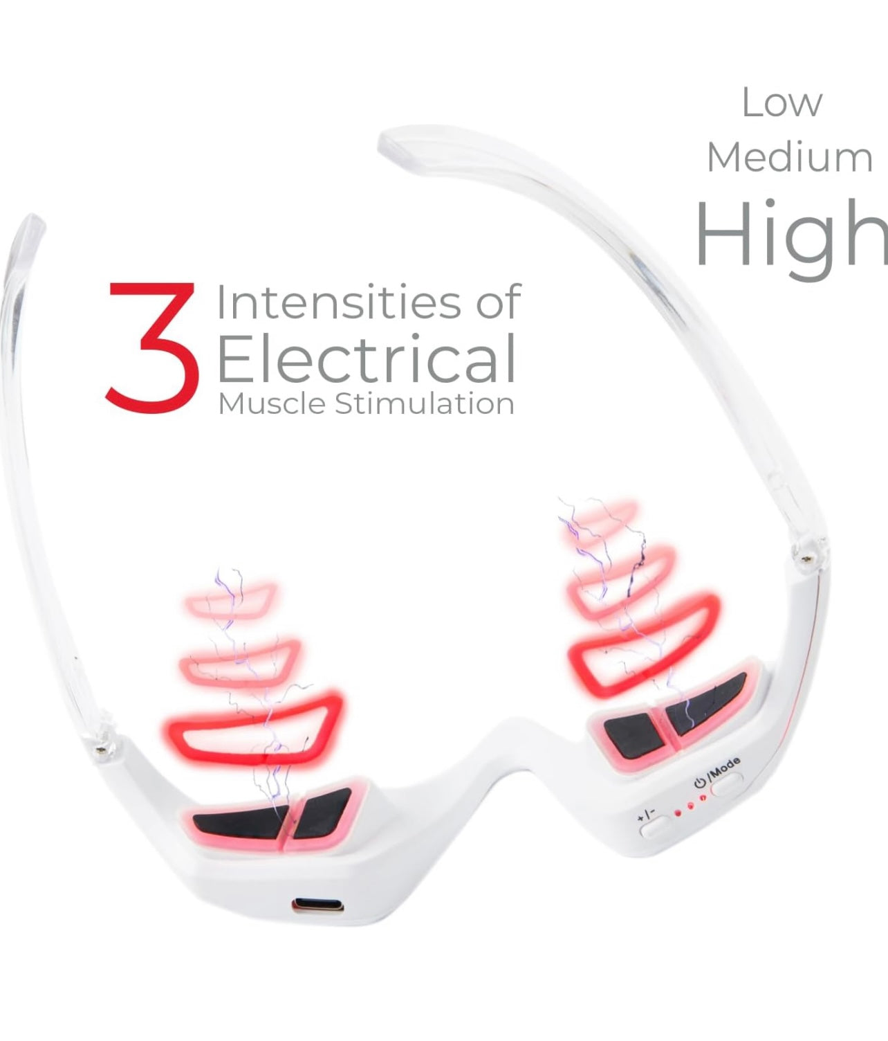 Led + ems glasses