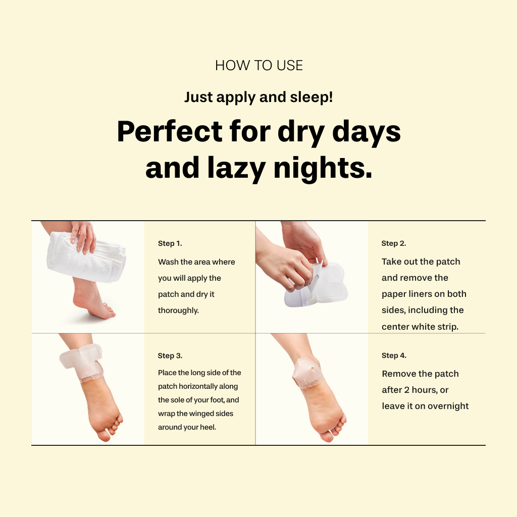 Baren Shea Butter Sleeping Heel Patch