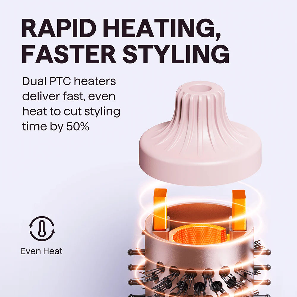 wavy talk ionic thermal brush