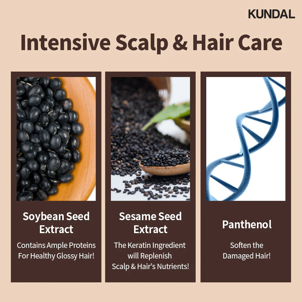 KUNDAL HONEY & MACADAMIA NATURE SHAMPOO+treatment  500ML