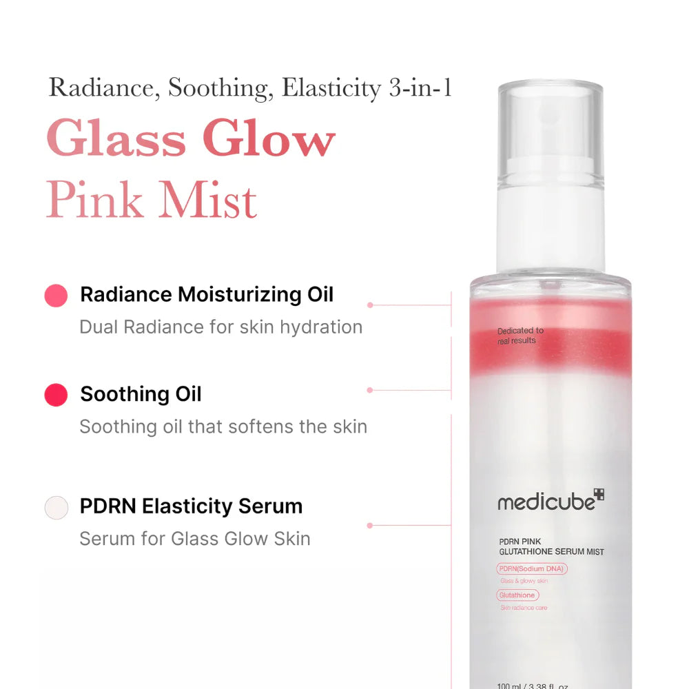 Medicube PDRN PINK GLUTATHIONE SERUM MIST