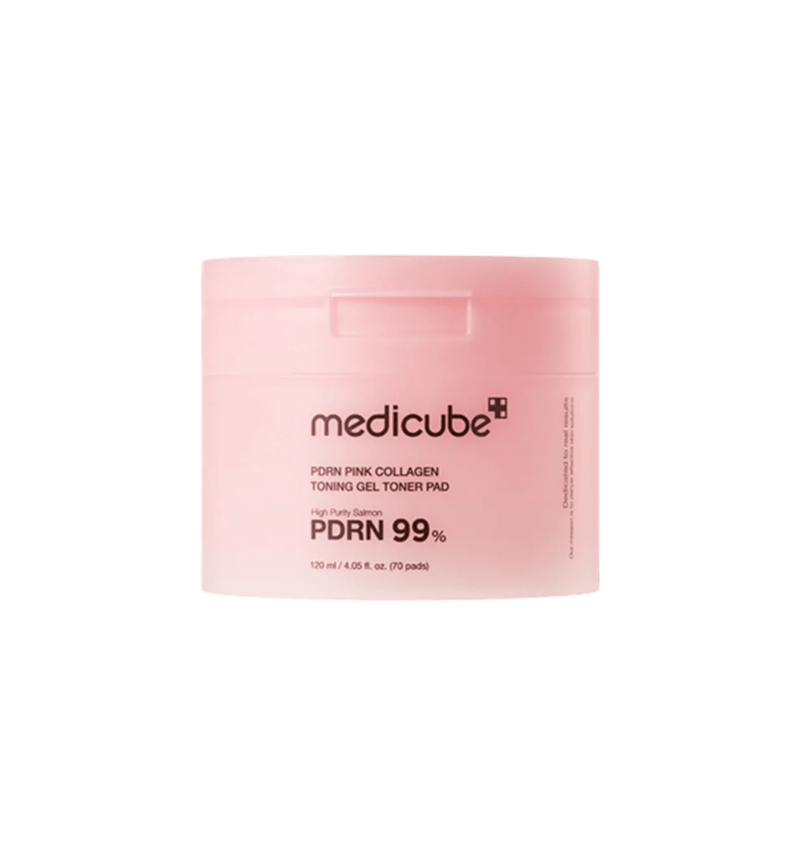 Medicube PDRN PINK COLLAGEN TONING GEL TONER PAD 70ea
