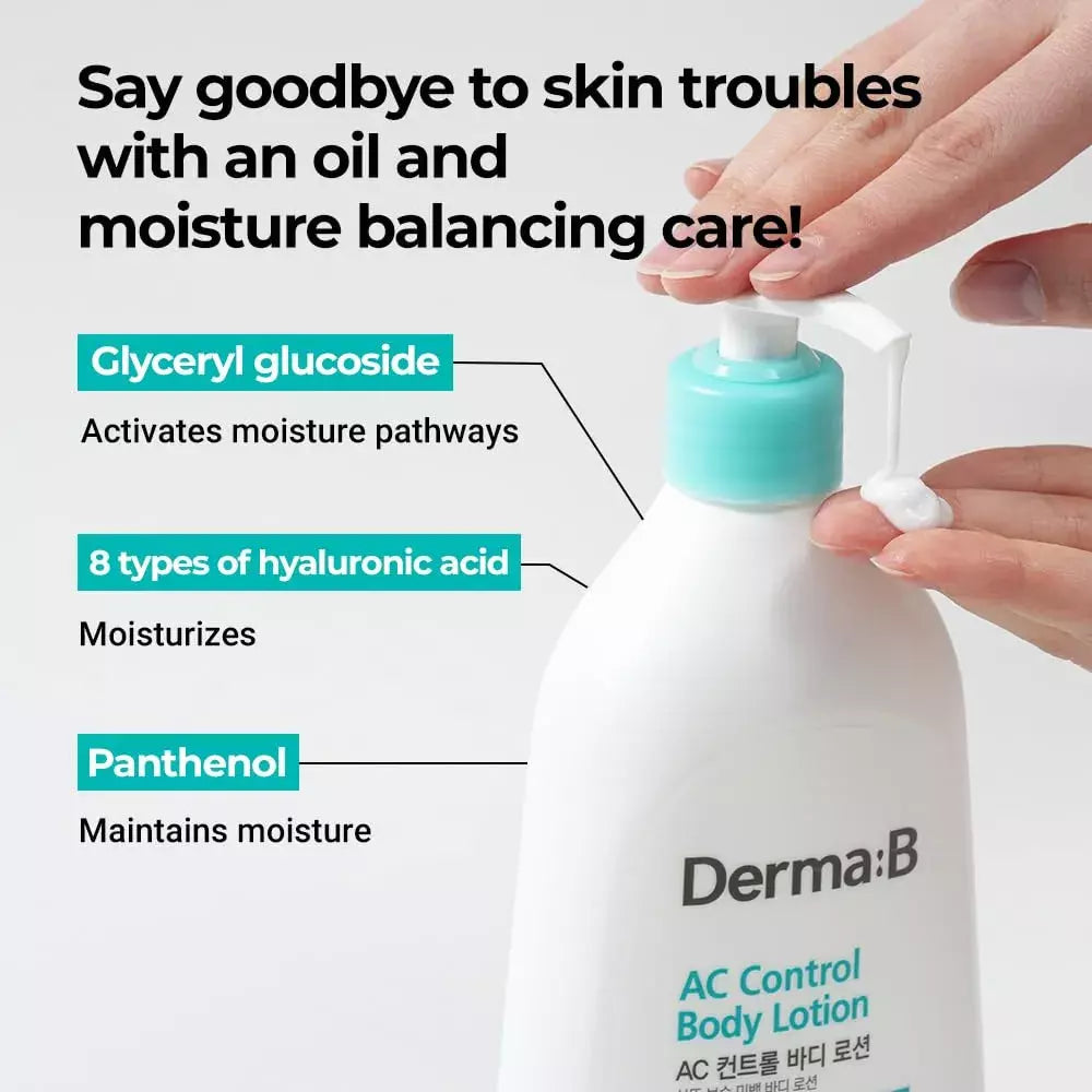 Derma:B AC Control Body Lotion (400ml)