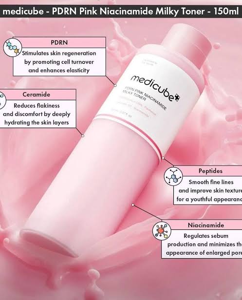MEDICUBE PDRN Pink Niacinamide Milky Toner 150ml