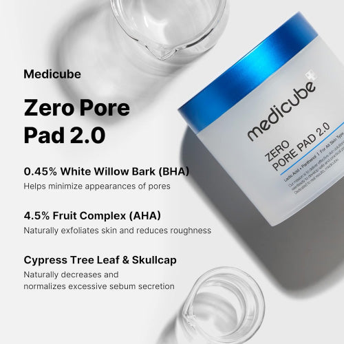 MEDICUBE ZERO PORE PAD 2.0 - 70PCS | ميدي كيوب وسائد تونر - ٧٠ قطعة