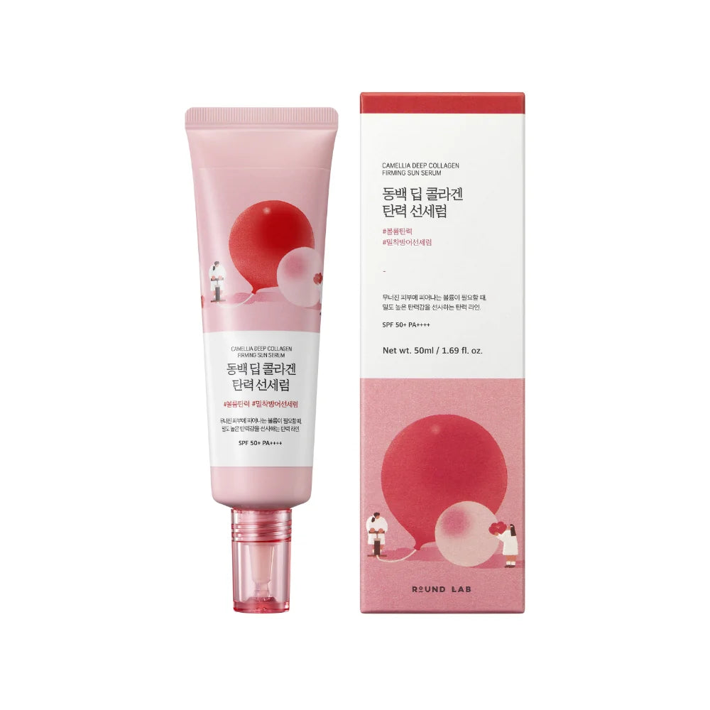 ROUND LAB Camellia Deep Collagen Firming Sun Serum 50ml