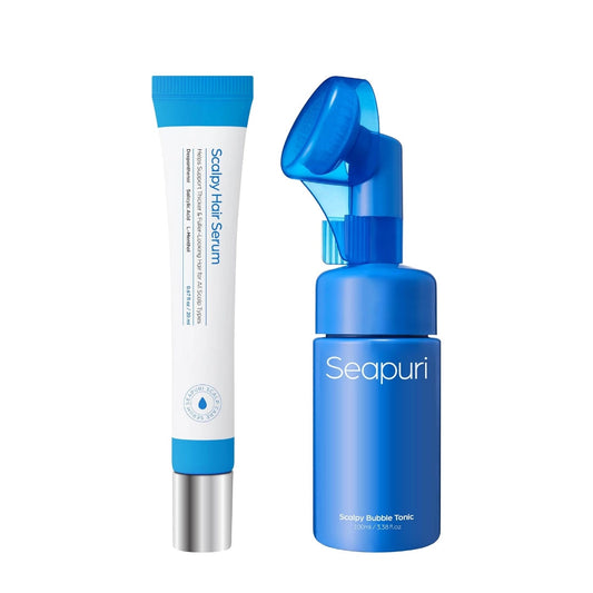 Seapuri Scalpy Hair Serum + Bubble Tonic Set