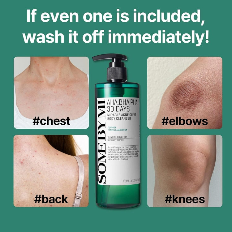 Some By Mi AHA BHA PHA 30 Days Miracle Acne Clear Body Cleanser