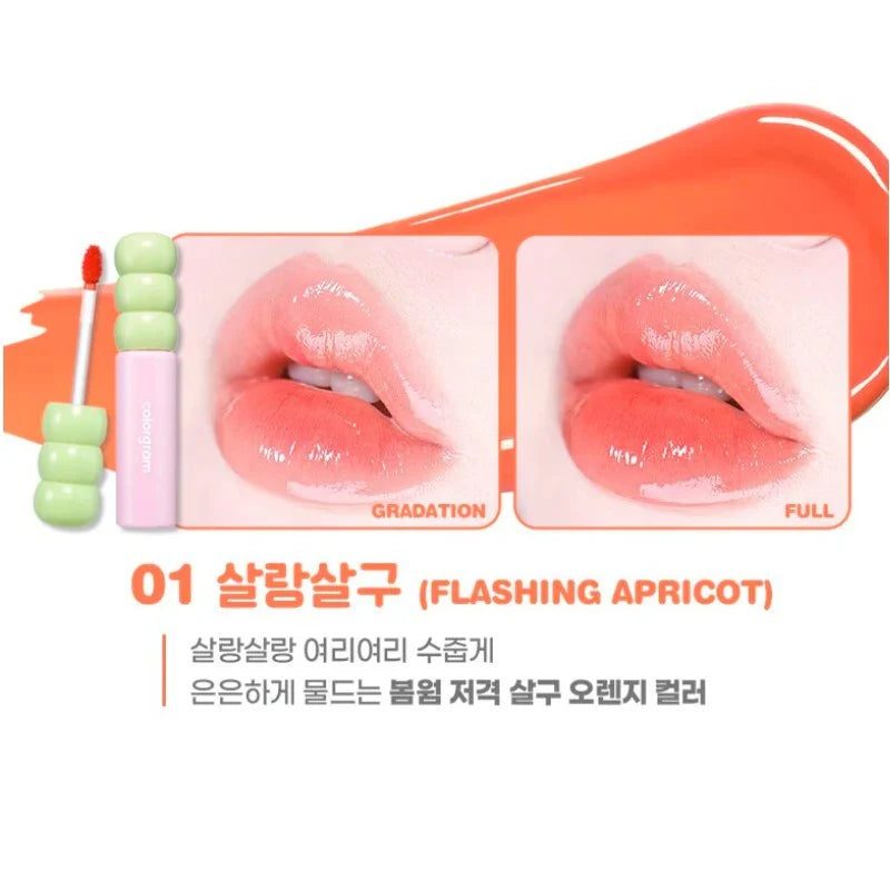 COLORGRAM FRUITY GLASS TINT #01 FLASHING APRICOT
