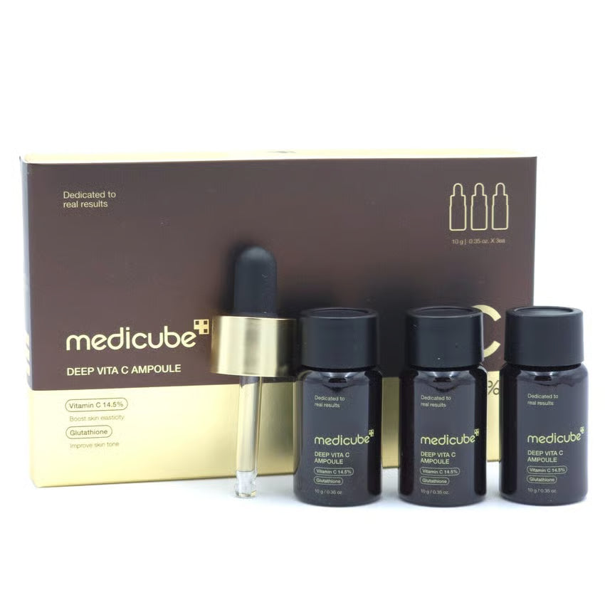 Medicube Deep Vita C Ampoule أمبولة فيتامين سي المركز ٣ قطع